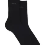 Two-pack of regular-length socks with bamboo