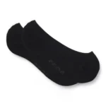 Two-pack of invisible socks in cotton-blend piqué