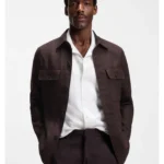 Relaxed-fit overshirt in linen
