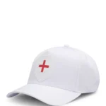 Logo cap in lustrous twill with country-flag badge