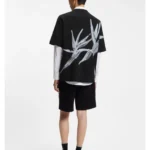 Oversize-fit cotton T-shirt with bold printed logo