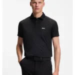 Active polo shirt with moisture management
