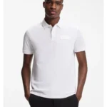Paddy polo shirt with structured logo patch