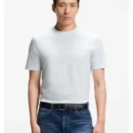 Cotton-jersey T-shirt with logo detail