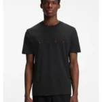 Cotton-jersey T-shirt with logo detail