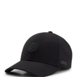 Cotton-canvas cap with Double B monogram badge