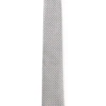 Silk-blend tie with micro pattern