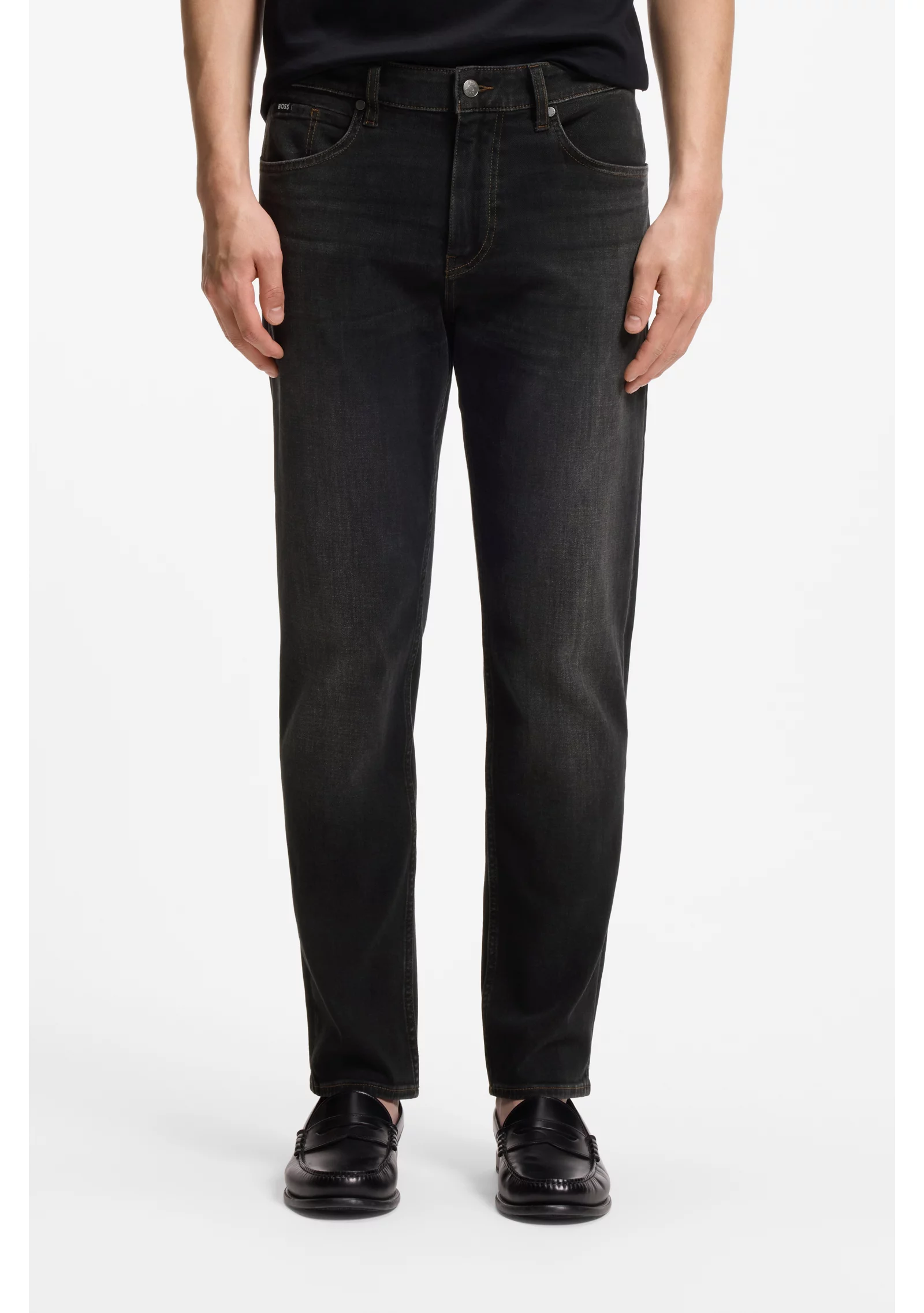 hbeu50566912_009_350 Maine Regular-fit jeans in stretch cotton blend - Image 1