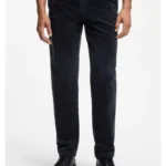 Tapered-fit trousers in stretch-cotton corduroy