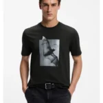 Cotton-jersey T-shirt with graphic artwork