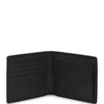 Bifold wallet in smooth leather with embossed logo