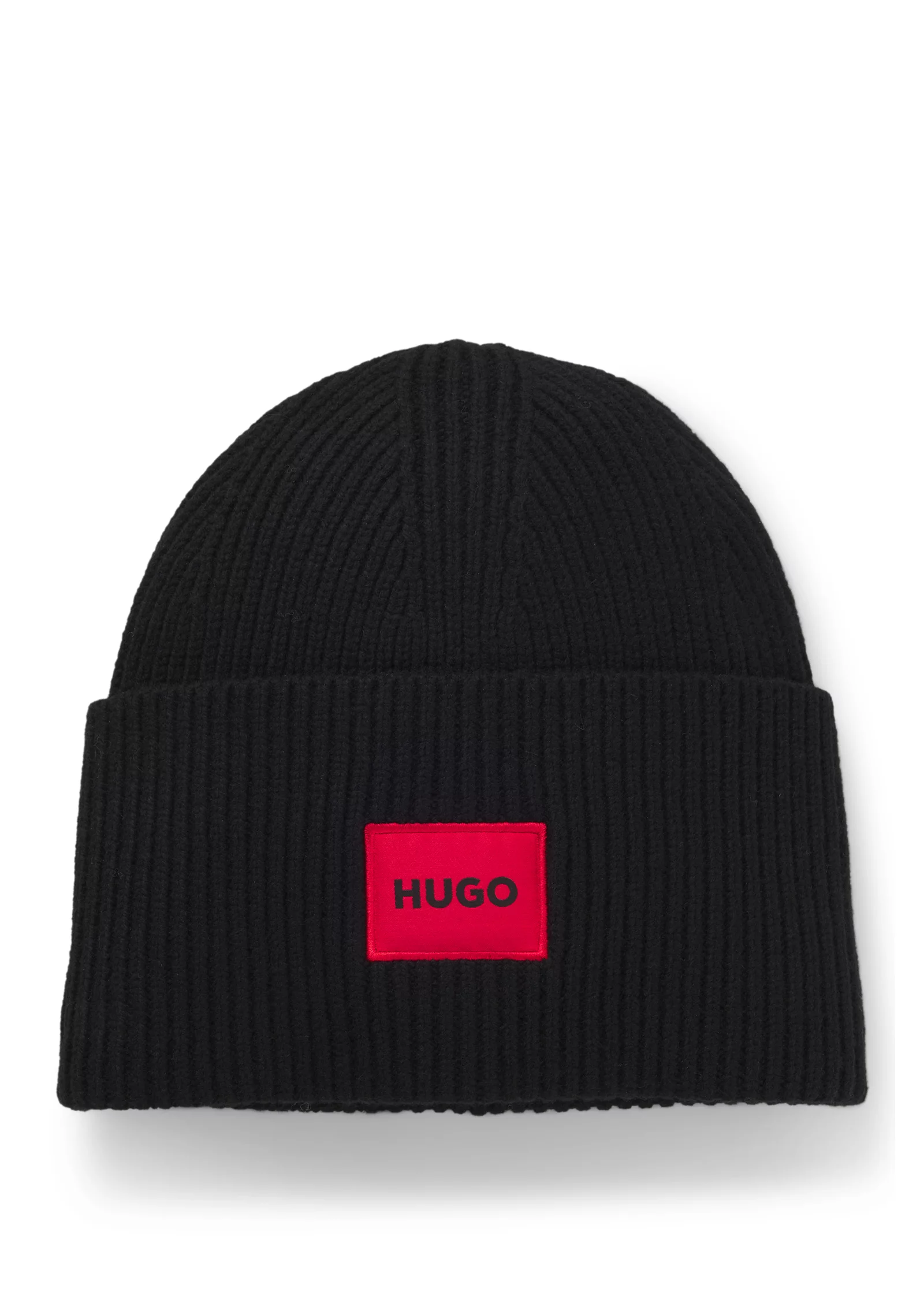 hbeu50502579_001_200 All-gender logo beanie hat in a wool blend - Image 1