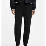 Relaxed-fit cargo trousers in stretch cotton