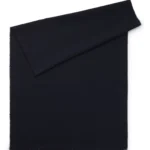 Monogram scarf in cotton and wool
