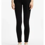 Skinny-fit jeans in black stretch denim