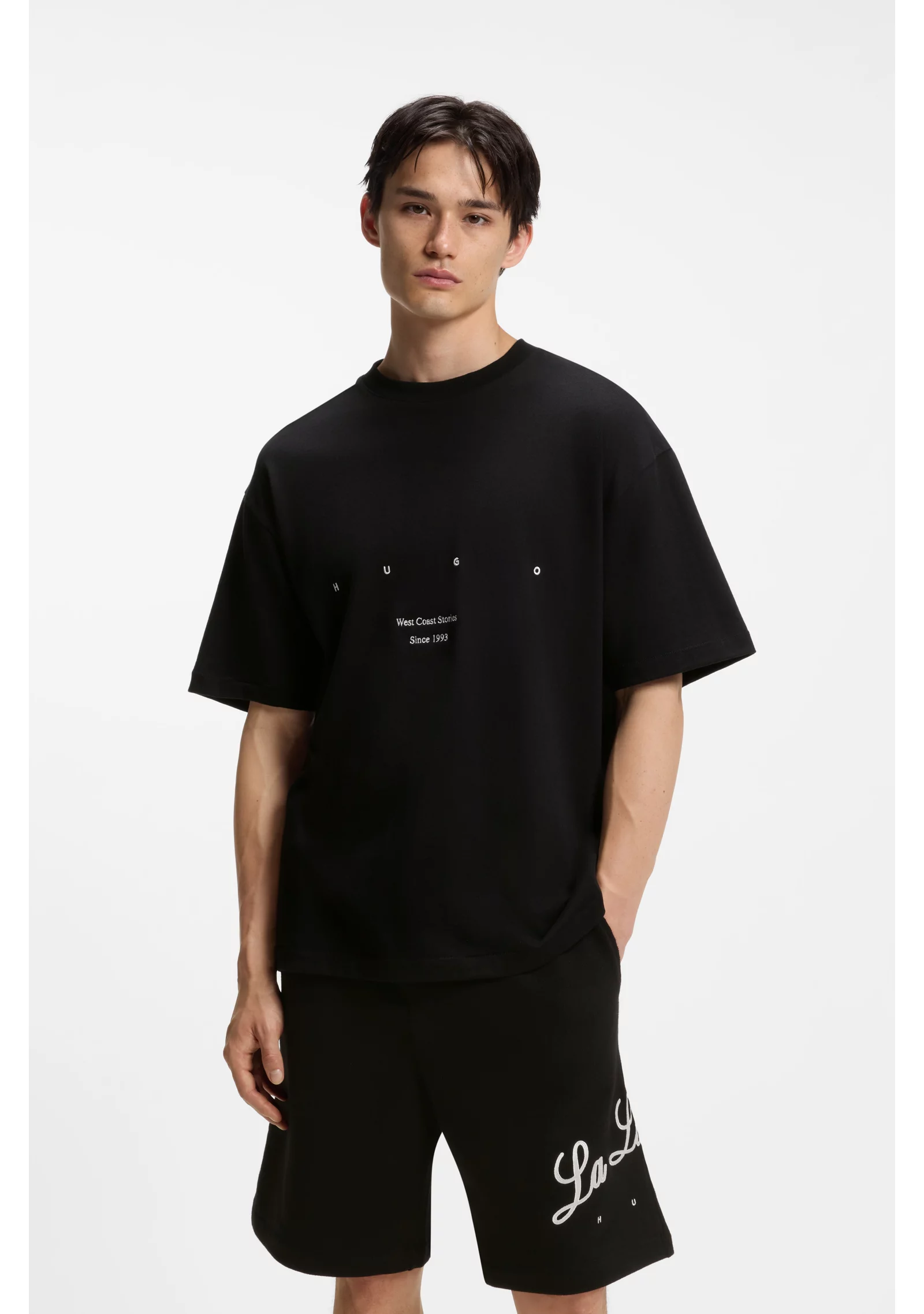hbeu50538958_001_350 Cotton-jersey T-shirt with printed artwork - Image 1