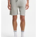 Cotton-blend shorts with waffle structure