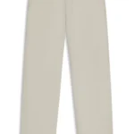 Straight-fit trousers in cotton-blend twill