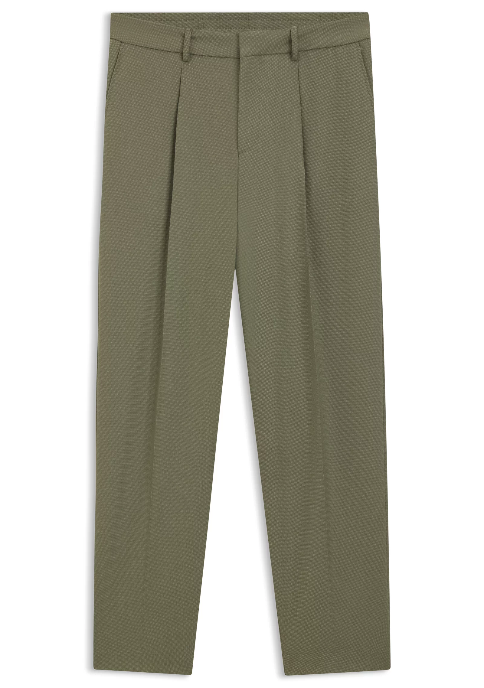 hbeu50546294_314_100 Relaxed-fit trousers in machine-washable stretch fabric - Image 1