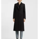 Relaxed-fit coat in a wool blend