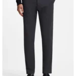 Modern-fit trousers in brushed twill