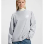 Oversized-fit sweatshirt in cotton terry with logo artwork