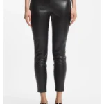 Slim-fit leggings in faux leather