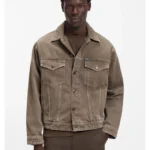 Regular-fit jacket in washed denim