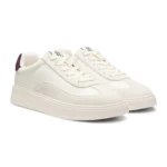 Low-top trainers with suede trims
