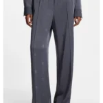 Relaxed-fit trousers with stacked logos