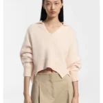 Relaxed-fit sweater in virgin wool and cashmere