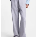 Cotton-terry tracksuit bottoms with logo waistband