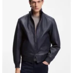 BOSS x ASTON MARTIN jacket in leather