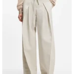 Relaxed-fit trousers in cotton and linen