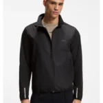 Water-repellent jacket in four-way stretch fabric