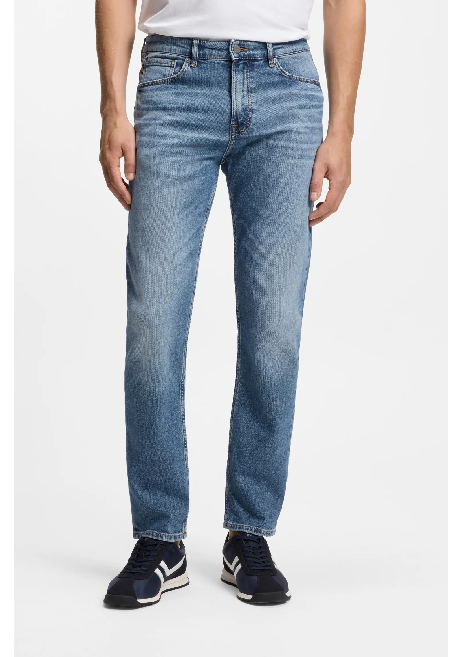 hbeu50555294_438_350 Maine regular-fit jeans in blue comfort-stretch denim - Image 1