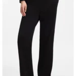 Stretch-cotton pyjama bottoms with logo waistband