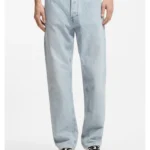 Regular-fit jeans in light-blue denim