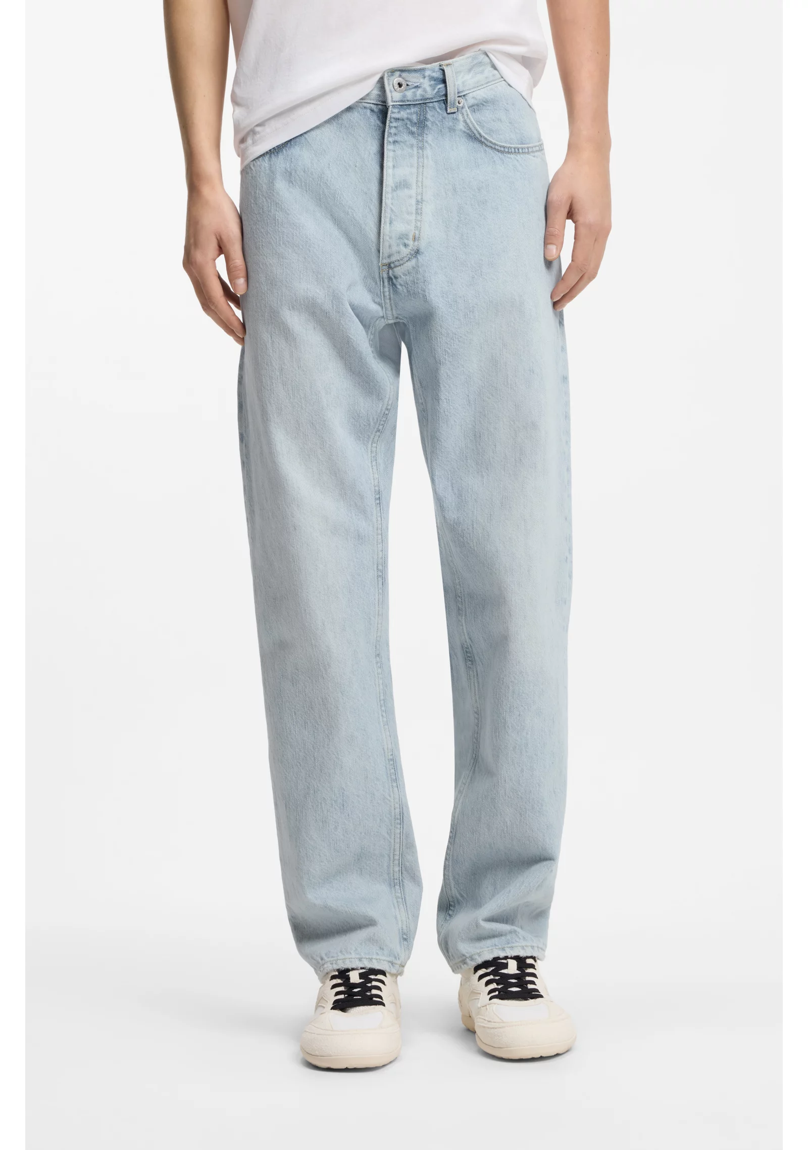 hbeu50555950_449_350 Regular-fit jeans in light-blue denim - Image 1