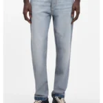 Regular-fit jeans in inside-out denim