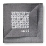 BOSS ONE Silk pocket square with digital print