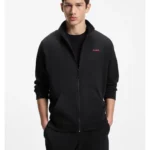 Relaxed-fit jacket in a waffle-structured cotton blend