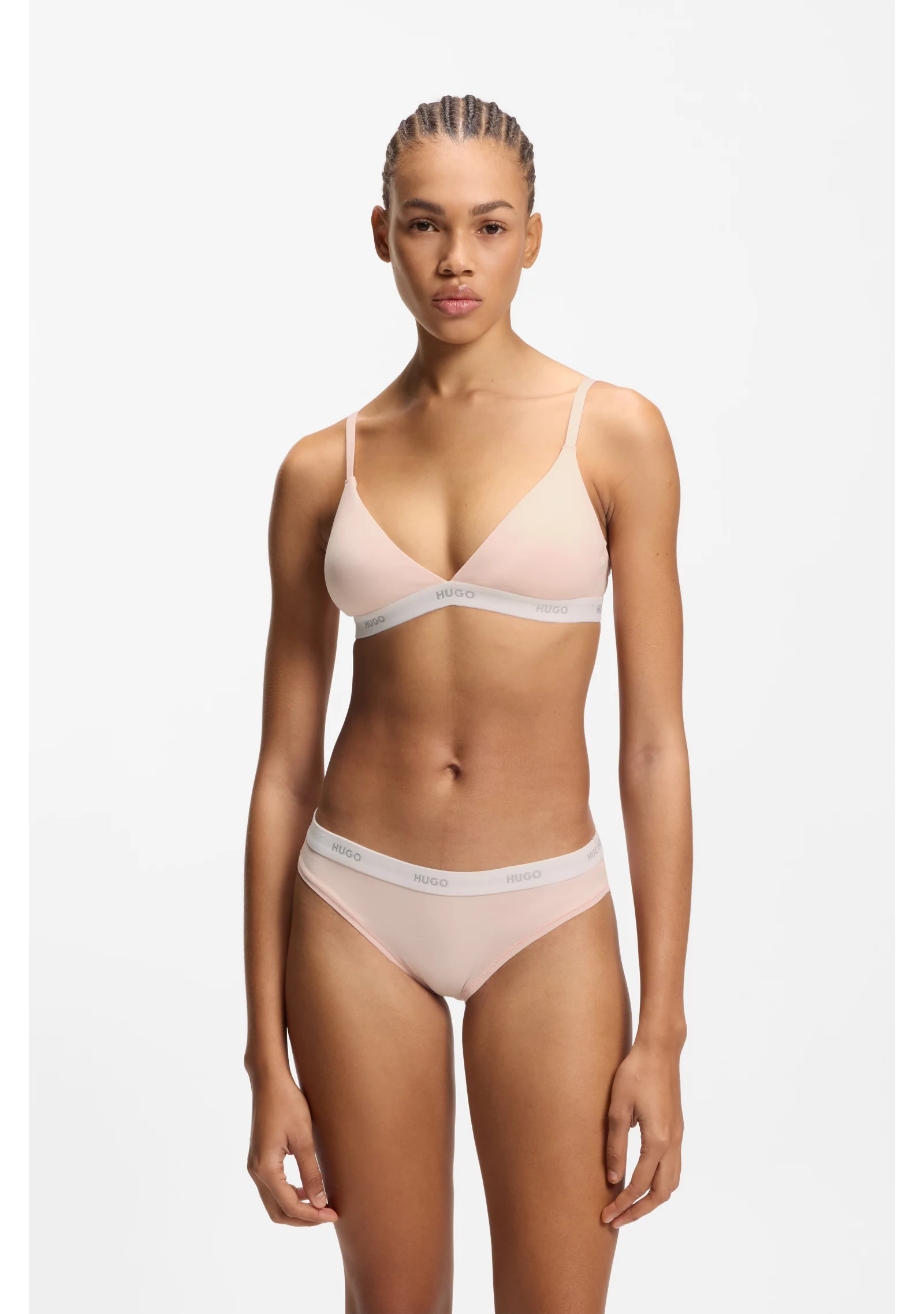 hbeu50557102_688_350 Stretch-cotton briefs with repeat logos - Image 1
