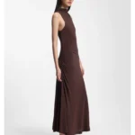 Slim-fit jersey dress with gathered details