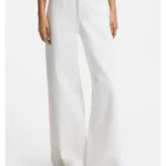 Relaxed-fit jeans in white rigid denim
