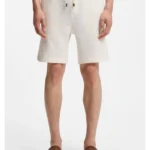 Shorts in Italian-made cotton and linen