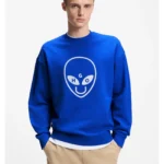 Cotton-terry sweatshirt with logo artwork