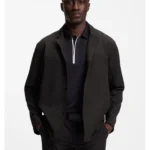 Water-repellent jacket in stretch fabric
