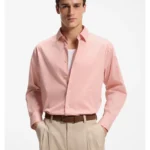 Relaxed-fit shirt in cotton poplin