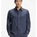 Relaxed-fit overshirt in washable AirWool
